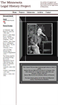 Mobile Screenshot of minnesotalegalhistoryproject.org
